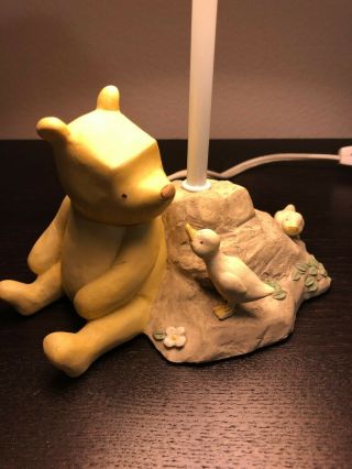 Disney Classic Pooh Michael & Co.  Lamp With Baby Ducks Winnie