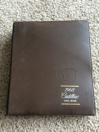 1968 Cadillac Dealership Salesmans Data Book.