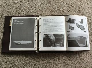 1968 Cadillac dealership salesmans data book. 5