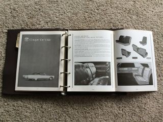 1968 Cadillac dealership salesmans data book. 6
