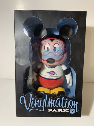 Disney Vinylmation 9” Scuba Mickey Mouse Disney Cruise Line Le 300 Park 1 First
