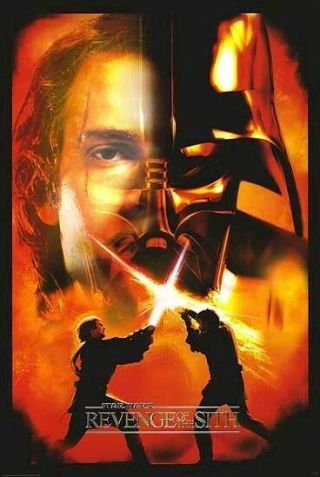 Star Wars Revenge Of The Sith 27x39 Full Size Movie Poster New/rolled
