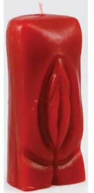 Red Female Genital Candle Wiccan Pagan Witchcraft Altar Supply Wicca Ritual