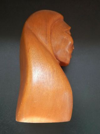 Jose Pinal Mexican Artist Carved Wood Sculpure - Figural 2