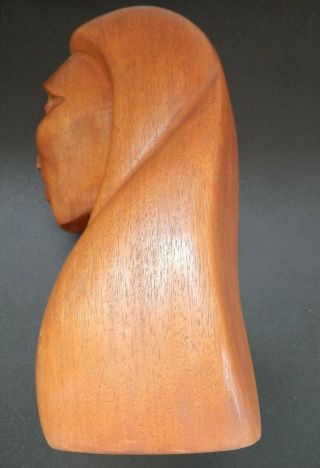 Jose Pinal Mexican Artist Carved Wood Sculpure - Figural 4