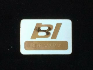 Braniff International Airways (airlines) - F/a Name Badge (c.  1966)