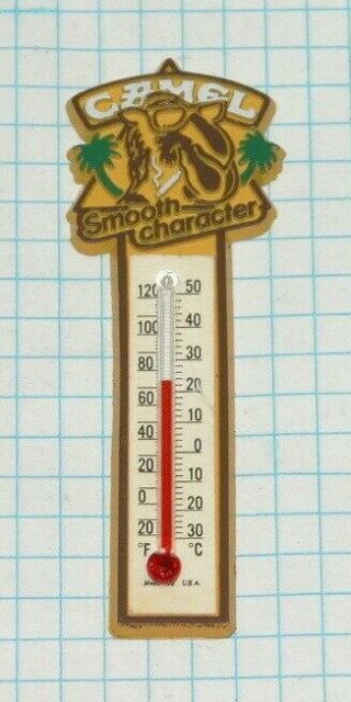 Vintage Camel Cigarettes Thermometer Logo Rubber Refrigerator Magnet 1
