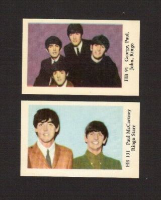 The Beatles Vintage 1965 Swedish Trading Cards A