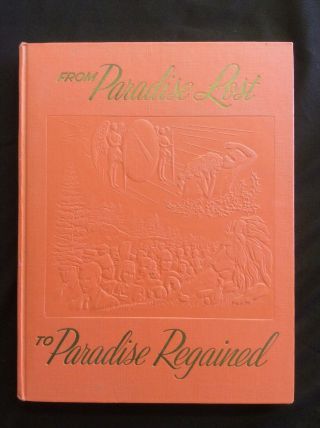 From Paradise Lost To Paradise Regained 1958 Jehovah Witness Hardcover
