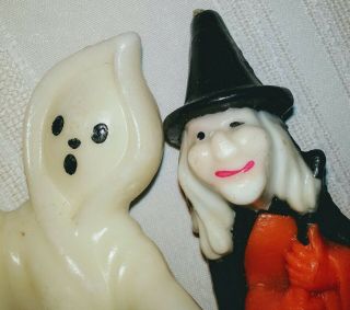 Vintage Gurley Halloween Candles Witch Ghost Candle Unburned