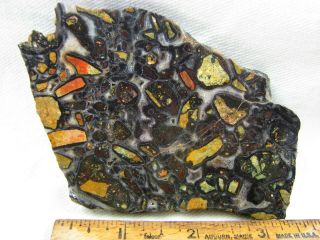 Bagdad Conglomerate From California Slab For Cabbing And Polishing
