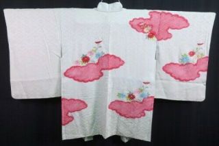 06a14262 Silk Vintage Japanese Kimono Haori Jacket Embroidery Shibori
