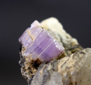 35 Grams Rare Purple Apatite With Quartz Specimen From Pakistan