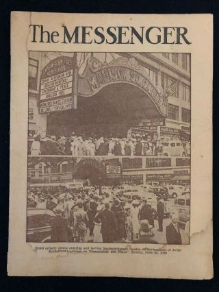 Watchtower 1939 General Convention,  York (the Messenger)
