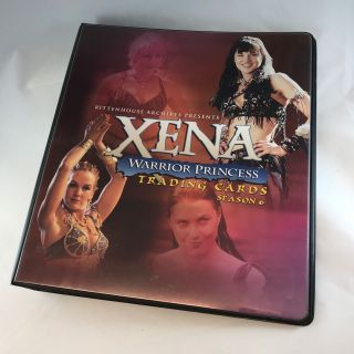 Binder Sale: Album For Xena Warrior Princess Season 6 Cards Rittenhouse 2001