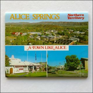 Alice Springs Northern Territory A Town Like Alice View Folder Postcard (p400)