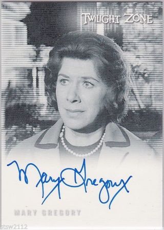 Twilight Zone The Complete 50th A140 Mary Gregory Mrs.  Henderson Autograph