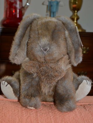 Easter Collectible Vintage Gund Stuffed Rabbit Named " Tippet "