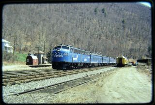 Osld Railroad Slide Cr 4022 Inspection Train Driftwood Pa 4/22/82