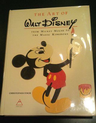 The Art Of Walt Disney 1st Edition 1973 Hardcover Book Christopher Finch Abrams