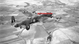 Raf,  Avro Lancaster. ,  Dg595,  Proto,  Large Negative & Photo (562)