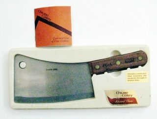Chicago Cutlery Carbon Steel Pc - 1 Professional Cleaver Knife With Pamphlet