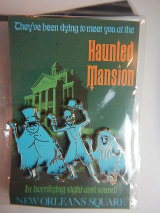 Haunted Mansion Wdi Imagineering Attraction Poster Cast Member Le Pin