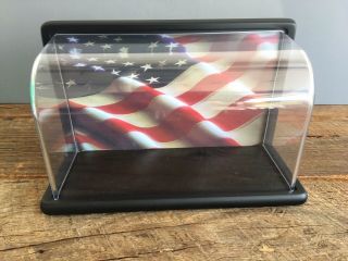 Franklin Harley Davidson Display Case 1:10 American Flag Background