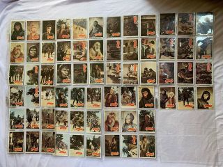 Planet Of The Apes Tv Show Trading Cards Complete 1 - 66 Includes Sleeves