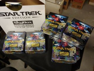 Star Trek Skybox Master Series Trading Cards (1993) Box Of 36 Packs
