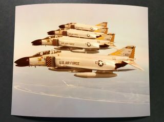 F - 4 Phantoms In Flight Mcdonnell Douglas Photo