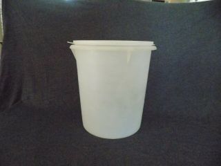 Vintage Tupperware Giant Sheer 9 Qt /36 Cup Container Canister 255 Seal 1203