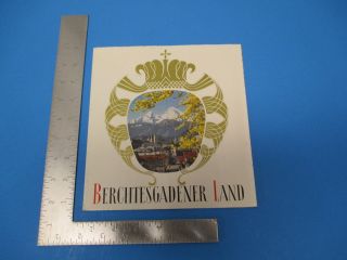 International Travel Information Brochure Berchtesgadener Land Germany 1964 M225