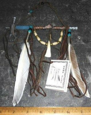 Native American Indian Peace Pipe/tomahawk - Navajo Hand Made