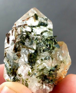 192 Carat Stunning TOURMALINE Crystals On Quartz @Afg 4