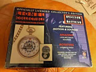 Lionel Legendary Trains Collectible Train Pocket Watch