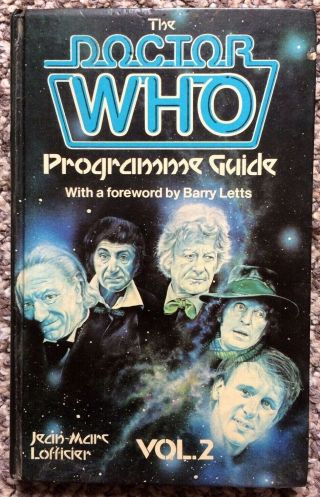 Doctor Who Programme Guide Vol 2 Wh Allen Hardback Book 1981 Jean - Marc Lofficier