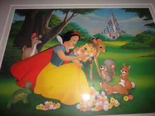 DISNEY ART PRINT BY DON WILLIAMS SNOW WHITE LIMITED EDITION 3
