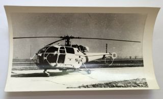 1960/70s China Skylark Helicopter Chinese Caac Aircraft Photo