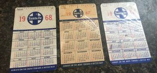 Santa Fe Railroad Pocket Calendars (24)