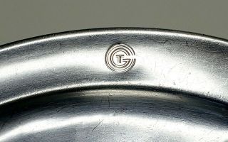 French Line - Cgt - Silver Plate Serving Tray