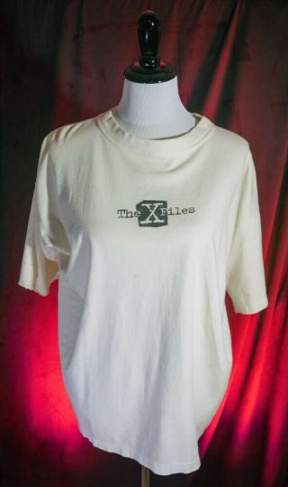 X - Files Crew Season 1 Shirt Mulder Scully Paint Splattered Xl