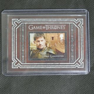 Game Of Thrones Inflexions Jaime Lannister Postage Stamp Card Sp $$$
