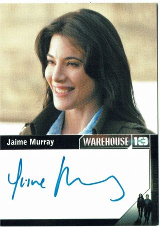 Warehouse 13 Season 3 Autograph Card Jaime Murray As H.  G.  Wells