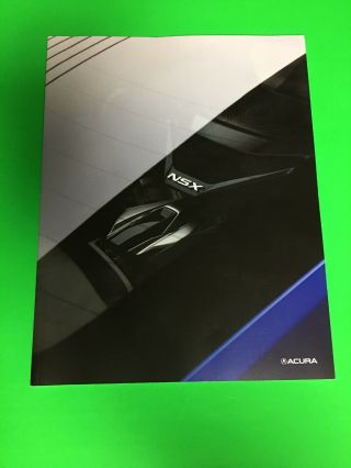 2017 18 19 Acura Nsx Brochure