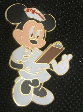 Walt Disney World Cast Exclusive Pin - Blood Drive 2002 - Nurse Minnie Mouse