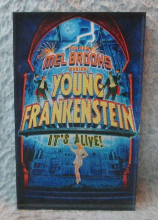 Mel Brooks Young Frankenstein Broadway Musical Acrylic Magnet Souvenir Fridge