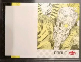 Cable 2018 Fleer Ultra X - Men Bottom Stax Card Sp