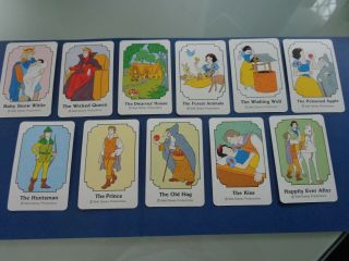 Old Vintage,  Set Of 11 Game Cards,  Disney,  From Snow White