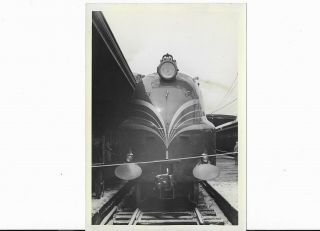 Vintage 1939 The Coronation Scot Train.  Black & White Photograph 7 " X5 "